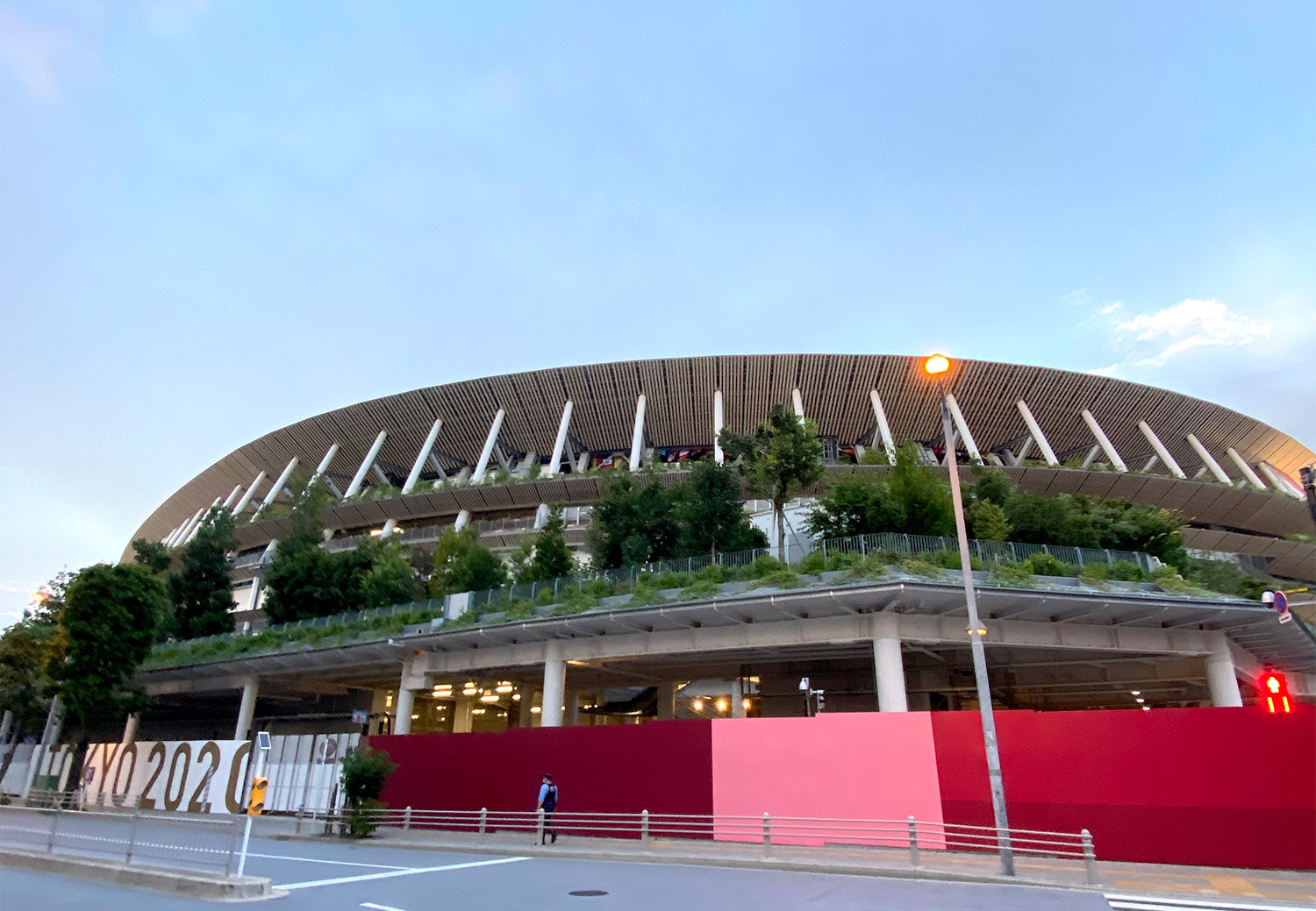 オリンピックスタジアムから帰宅ラン