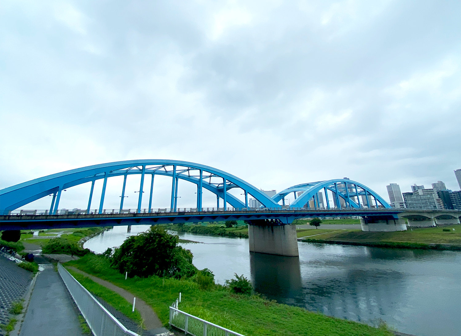 フルの練習でふらっと多摩川を下るジョグ